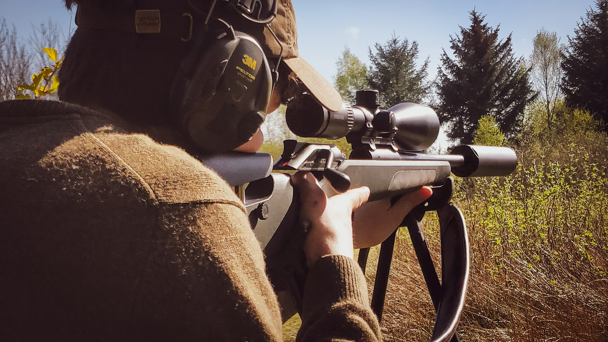 skydestok viper-flex peltor høreværn riffel blaser lyddæmper natur jagt